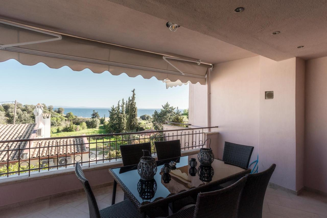 Twinstars Wonderful View Apartment Kalyves Polygyrou Bagian luar foto